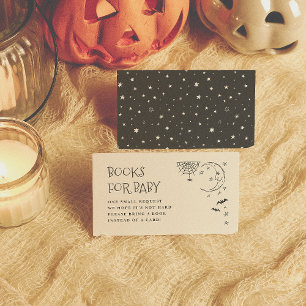 Carte D'accompagnement Vintage Halloween Baby Brûle des livres pour bébé