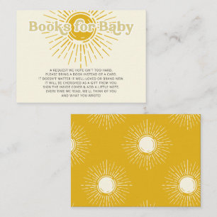 Carte D'accompagnement Voici la demande de Baby shower du fils retro