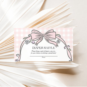 Carte D'accompagnement Voici la glace de la fête de bébé Sundae rose