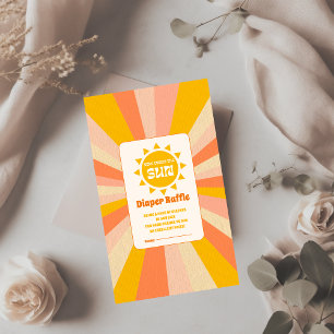 Carte D'accompagnement Voici la tombola de Baby shower Son