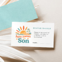 Voici Le Baby shower De Raffle De Fils Diaper