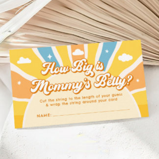 Carte D'accompagnement Voici le Baby shower du Fils à quel point son vent