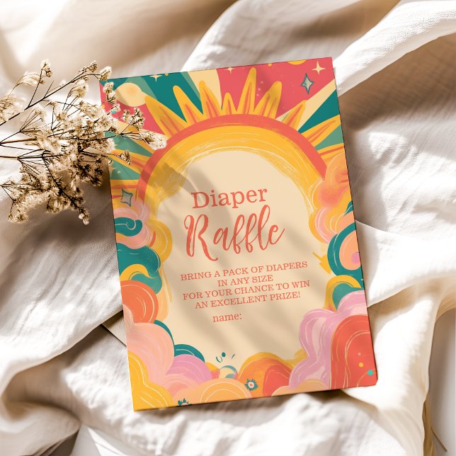 Carte D'accompagnement Voici le chevalet de diapper jaune Fils (Créateur téléchargé)