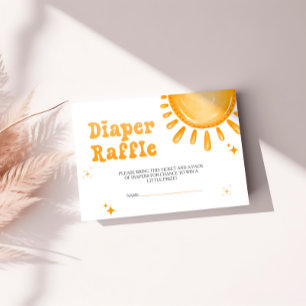 Carte D'accompagnement Voici Le Fils Baby shower Déchets Raffle