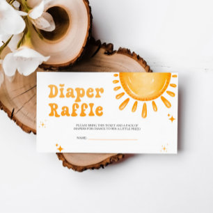 Carte D'accompagnement Voici Le Fils Baby shower Déchets Raffle
