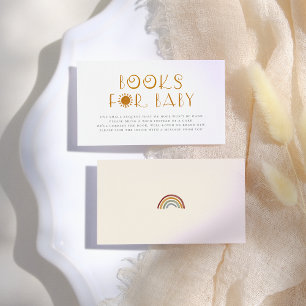 Carte D'accompagnement Voici Le Soleil   Livres Sunshine Pour Bébé