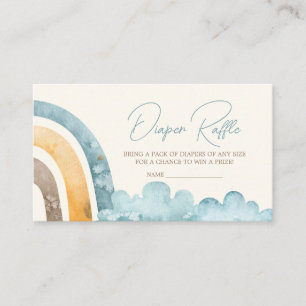 Carte D'accompagnement Voici Le Son Retro Diaper Raffle