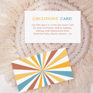 Carte D'accompagnement Voici Le Son Sunshine Party Personnalisé