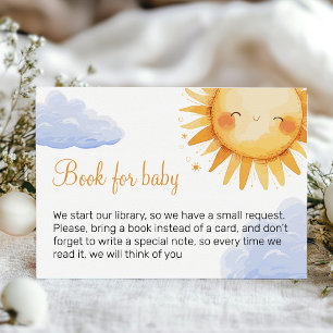 Carte D'accompagnement Voici l'invitation du baby shower Sun