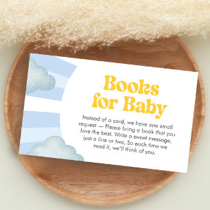 Carte D'accompagnement Voici venir le fils Livres de douche pour bébé pou