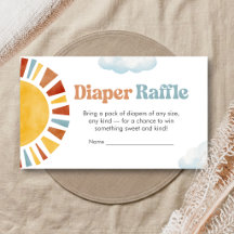 Voici venir le soleil Baby Shower Tirage au sort d