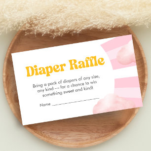 Carte D'accompagnement Voici venir le soleil Baby Shower Tirage aux couch