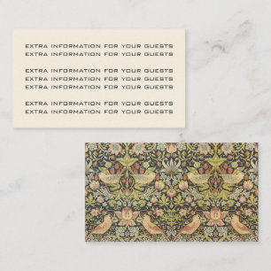 Carte D'accompagnement Voleurs de fraises Ensemble de mariage vintage