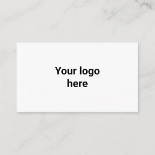 Carte D'accompagnement votre logo ici simple minimum classique
