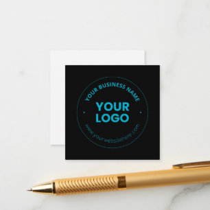 Carte D'accompagnement Votre logo   Nom commercial et site Web modifiable