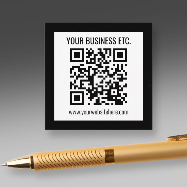 Carte D'accompagnement Votre nom d'entreprise et code QR modifiable (Créateur téléchargé)