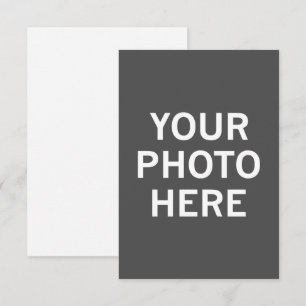 Carte D'accompagnement Votre photo ici