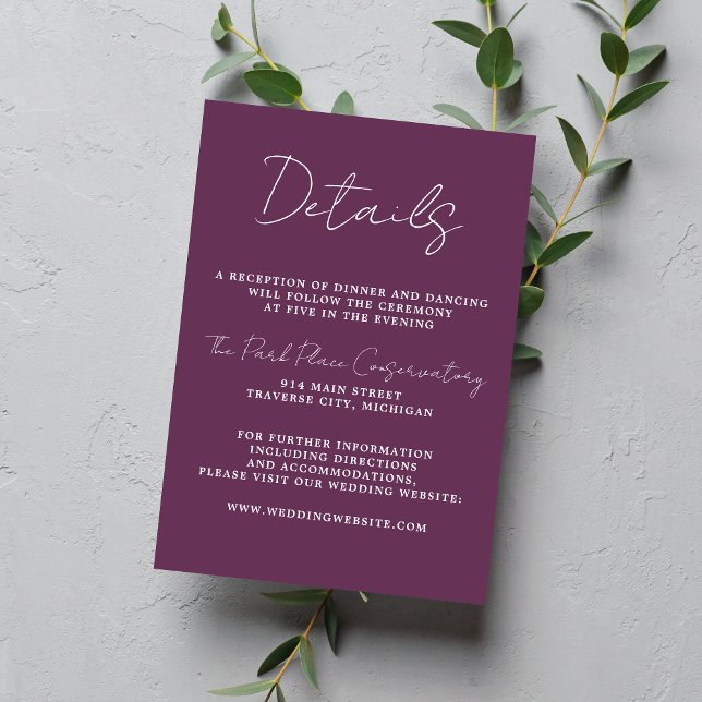 Carte D'accompagnement Vrai Simplicité 3 Script Mariage de graphique mini (Créateur téléchargé)