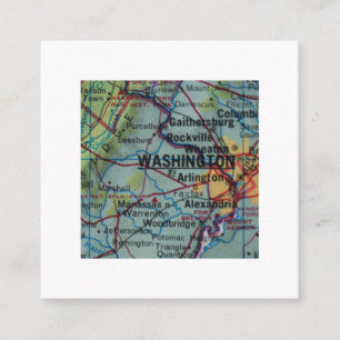 Carte D'accompagnement Washington DC We've Moved New Address Card