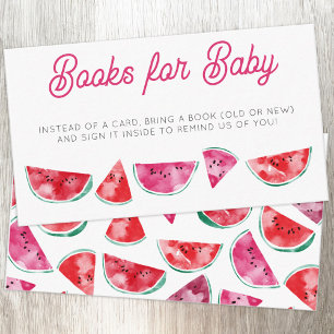 Carte D'accompagnement Watermelon Watercolor Baby shower Demande de réser