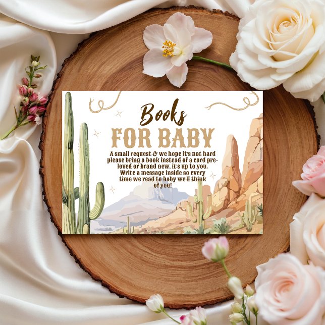 Carte D'accompagnement Western Books for Baby Card (Créateur téléchargé)