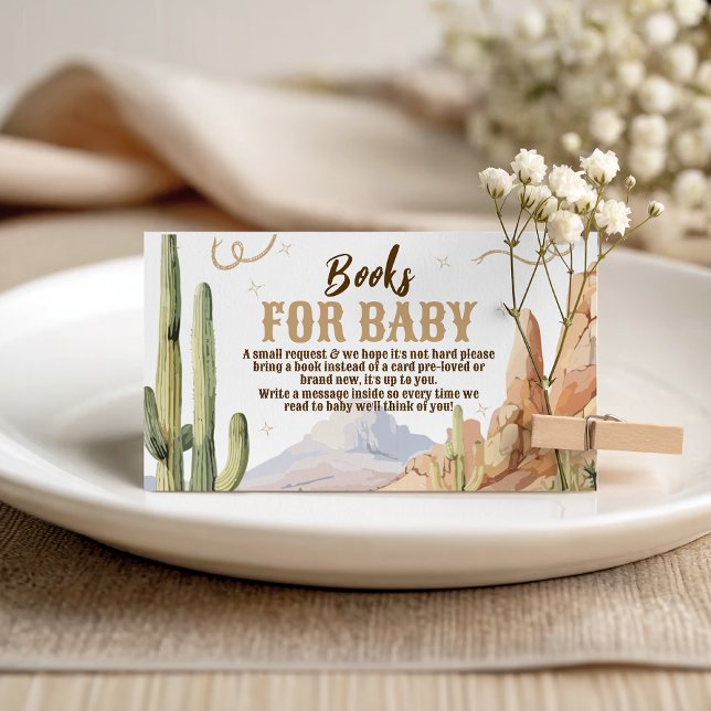 Carte D'accompagnement Western Books for Baby Card (Créateur téléchargé)