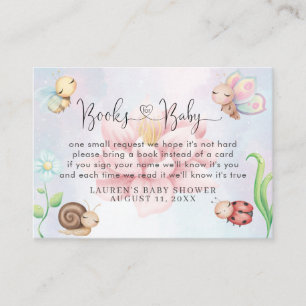 Carte D'accompagnement Whimsical A Little Love Bug Rainbow Livres Pour Bé