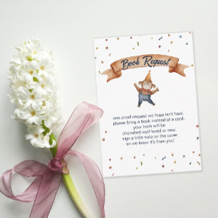 Carte D'accompagnement Whimsical Animaux Circus Monkey Demande de réserva