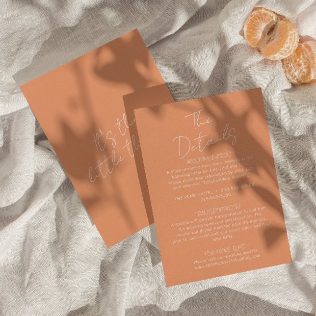 Carte D'accompagnement Whimsical coloré Retro Moderne Détails Mariage (Créateur téléchargé)