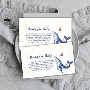 Carte D'accompagnement Whimsical Duck Stars Whaler Books For Baby shower