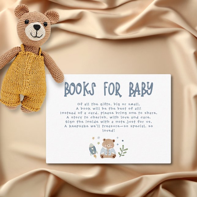 Carte D'accompagnement Whimsical Oh Boy Aquarelle Doodle Baby shower (Whimsical Oh Boy Watercolor Doodle Baby Shower Enclosure Card)