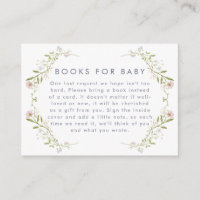 Whimsical Pastel Livres Fleurs sauvages pour bébé