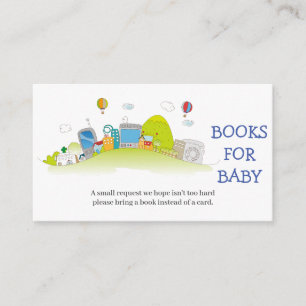 Carte D'accompagnement Wild City Baby showers Livres pour bébé