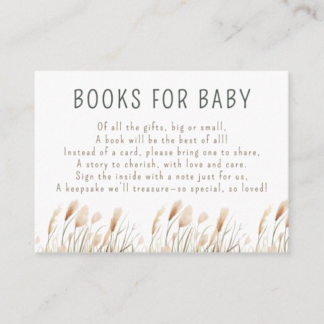 Carte D'accompagnement Wild One Safari Animaux Baby shower neutre (Devant)