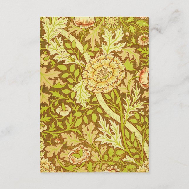 Carte D'accompagnement William Morris - William Morris Design (Devant)