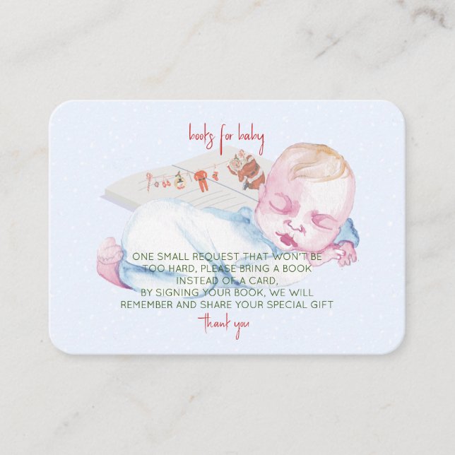 Carte D'accompagnement Winter Merry Little Christmas Baby showers Livres (Devant)