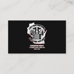 Carte D'accompagnement Wisconsin Pique-nique Bière de Vache, Fromage & Ac