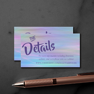 Carte D'accompagnement Wisps Whimsical   Site Holo Fairy Pastel Ombre