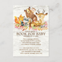 Woodland Animals Neutral Baby shower Livre pour bé