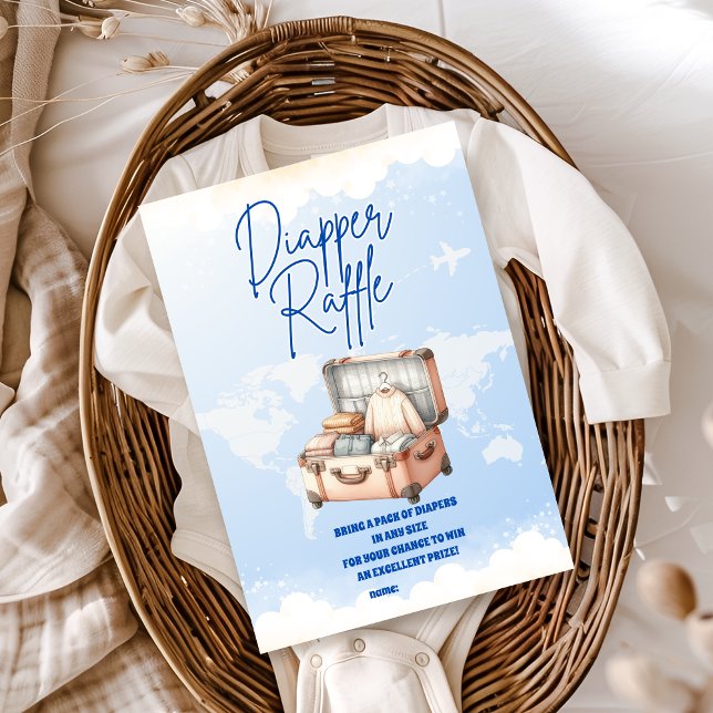 Carte D'accompagnement World Map Adventure Attend Diapper Raffle (Créateur téléchargé)