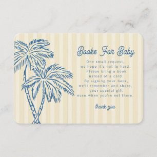 Carte D'accompagnement Yellow Palm Springs Pastel Books for Baby Insert