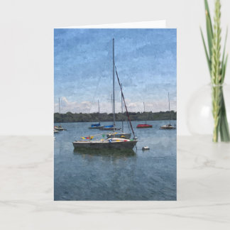 CARTE D'ACCUEIL : Bateaux à Lake Harriet_ Card
