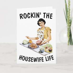 CARTE D'ACCUEIL DE L'AMITIÉ RÉTRO ANTI-FÉMINISTE