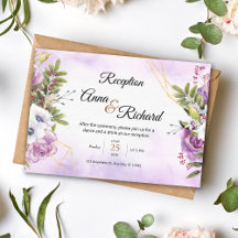 Carte d'accueil de mariage florale