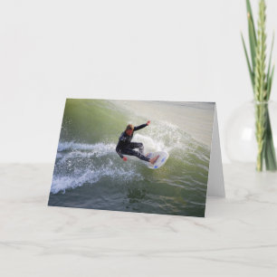 Carte d'accueil des surfeurs californiens