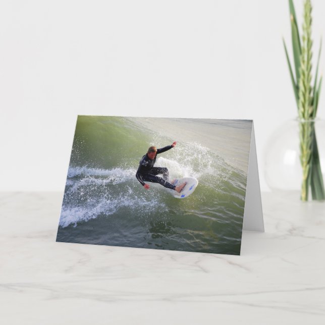 Carte d'accueil des surfeurs californiens (Devant)