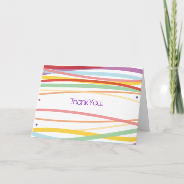 Carte d'accueil Merci de correspondance de lignes  (Devant)
