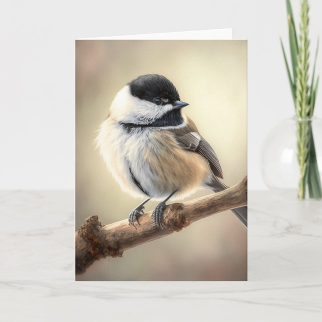 Carte d'accueil pour les chickadee (Devant)
