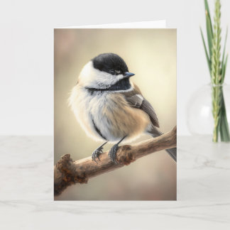 Carte d'accueil pour les chickadee