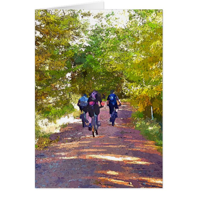 CARTE D'ACCUEIL POUR VTT (Devant)